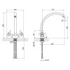Купить Смеситель для кухни Lidz Dominox 273F двухвентильный LDDOM273FCRM35539 Хром , LDDOM273FCRM35539 / SD00041642 , в категории Смесители для кухни , от бренда Lidz  Интернет-магазин сантехники ✓ Лучшие цены на рынке ✓ Огромный выбор ✓ Гарантия ✓ Заходи