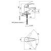 Купити Змішувач для раковини Lidz Premiera 001 (k40) LDPRE001CRM35569 Chrome , LDPRE001CRM35569 / SD00041672 , в категории Змішувачі для умивальника , от бренда Lidz  Інтернет-магазин сантехніки ✓ Кращі ціни на ринку ✓ Величезний вибір ✓ Гарантія ✓ Заходь