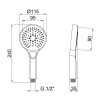 Купить Лійка для ручного душу Qtap Rucni 115 мм округла QTRUCA120O3KCW Chrome , QTRUCA120O3KCW / SD00041886 , в категории Ручные души , от бренда Qtap  Интернет-магазин сантехники ✓ Лучшие цены на рынке ✓ Огромный выбор ✓ Гарантия ✓ Заходите!