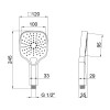 Купити Лійка для ручного душу Qtap Rucni 120 мм округла QTRUCA121N3KCW Chrome , QTRUCA121N3KCW / SD00041896 , в категории Ручні душі , от бренда Qtap  Інтернет-магазин сантехніки ✓ Кращі ціни на ринку ✓ Величезний вибір ✓ Гарантія ✓ Заходьте!