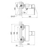 Купить Смеситель для душа Qtap Vitkov QTVIT4019104C Хром , QTVIT4019104C / SD00041936 , в категории Смесители для душа , от бренда Qtap  Интернет-магазин сантехники ✓ Лучшие цены на рынке ✓ Огромный выбор ✓ Гарантия ✓ Заходите!