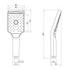Купить Лійка для ручного душу Qtap Rucni 85х115 мм прямокутна QTRUCA086N3KCW Chrome/White , QTRUCA086N3KCW / SD00042027 , в категории Ручные души , от бренда Qtap  Интернет-магазин сантехники ✓ Лучшие цены на рынке ✓ Огромный выбор ✓ Гарантия ✓ Заходите!