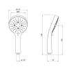 Купити Лійка для ручного душу Qtap Rucni 115 мм округла QTRUCA115O3PCW Chrome/White , QTRUCA115O3PCW / SD00042031 , в категории Ручні душі , от бренда Qtap  Інтернет-магазин сантехніки ✓ Кращі ціни на ринку ✓ Величезний вибір ✓ Гарантія ✓ Заходьте!