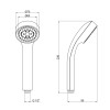 Купити Лійка для ручного душу Qtap Rucni 75 мм округла QTRUCA075O1ZCG Chrome , QTRUCA075O1ZCG / SD00042036 , в категории Ручні душі , от бренда Qtap  Інтернет-магазин сантехніки ✓ Кращі ціни на ринку ✓ Величезний вибір ✓ Гарантія ✓ Заходьте!