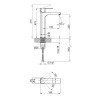 Купити Змішувач для раковини Qtap Lipno високий QTLIPNO1023H101C Chrome , QTLIPNO1023H101C / SD00042253 , в категории Змішувачі для умивальника , от бренда Qtap  Інтернет-магазин сантехніки ✓ Кращі ціни на ринку ✓ Величезний вибір ✓ Гарантія ✓ Заходьте!