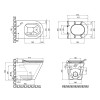 Купить Унитаз подвесной Qtap Scorpio безобидковый с сиденьем Soft-close QT1433053ERMB , QT1433053ERMB / SD00042529 , в категории Унитазы подвесные , от бренда Qtap  Интернет-магазин сантехники ✓ Лучшие цены на рынке ✓ Огромный выбор ✓ Гарантия ✓ Заходите!