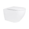Купить Настенный унитаз Qtap Robin безободковый с сиденьем Soft-close QT13332141ERW , QT13332141ERW / SD00042540 , в категории Унитазы подвесные , от бренда Qtap  Интернет-магазин сантехники ✓ Лучшие цены на рынке ✓ Огромный выбор ✓ Гарантия ✓ Заходите!