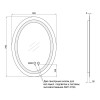 Купити Дзеркало Qtap Mideya 600х800 (DC-F805-1) з LED-підсвічуванням та антизапотіванням QT2078F8051W , QT2078F8051W / SD00042602 , в категории Дзеркала у ванну , от бренда Qtap  Інтернет-магазин сантехніки ✓ Кращі ціни на ринку ✓ Величезний вибір ✓ Гаран