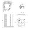 Купить 4мм стекло с рисунком Linie WIEŻA SC90x90.LOW.L ,  / SD00042797 , в категории Комплектующие к душевым кабинам , от бренда Lidz  Интернет-магазин сантехники ✓ Лучшие цены на рынке ✓ Огромный выбор ✓ Гарантия ✓ Заходите!