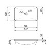 Купить Раковина Qtap Scorpio 610х380х150 White с донным клапаном QT1411K491W , QT1411K491W / SD00042836 , в категории Умывальники , от бренда Qtap  Интернет-магазин сантехники ✓ Лучшие цены на рынке ✓ Огромный выбор ✓ Гарантия ✓ Заходите!