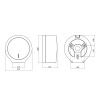 Купити Тримач для туалетного паперу Qtap Pohodli 270 мм QTDP100BP White/Black (Držák) , QTDP100BP / SD00042877 , в категории Тримачі для туалетного паперу , от бренда Qtap  Інтернет-магазин сантехніки ✓ Кращі ціни на ринку ✓ Величезний вибір ✓ Гарантія ✓ 