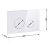 Купити Панель змиву для унітаза Qtap Nest QT0111M11110W , QT0111M11110W / SD00042966 , в категории Кнопки для інсталяції , от бренда Qtap  Інтернет-магазин сантехніки ✓ Кращі ціни на ринку ✓ Величезний вибір ✓ Гарантія ✓ Заходьте!