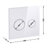 Купити Панель змиву для унітаза Qtap Nest Uni QT0211P01V1176W , QT0211P01V1176W / SD00042970 , в категории Кнопки для інсталяції , от бренда Qtap  Інтернет-магазин сантехніки ✓ Кращі ціни на ринку ✓ Величезний вибір ✓ Гарантія ✓ Заходьте!