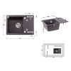 Купити Кухонна мийка Lidz 620x435/200 GRF-13 (LIDZGRF13620435200) , LIDZGRF13620435200 / SD00043259 , в категории Кухонні мийки з каменю , от бренда Lidz  Інтернет-магазин сантехніки ✓ Кращі ціни на ринку ✓ Величезний вибір ✓ Гарантія ✓ Заходьте!