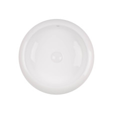 Раковина-чаша Qtap Robin 460x460x100 белая с донным клапаном QT13113062W