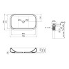 Купить Раковина-чаша Qtap Jay 695х410х150 White с донным клапаном QT07112166W , QT07112166W / SD00043838 , в категории Умывальники , от бренда Qtap  Интернет-магазин сантехники ✓ Лучшие цены на рынке ✓ Огромный выбор ✓ Гарантия ✓ Заходите!