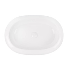 Раковина-чаша Qtap Robin 635x420x105 White с донным клапаном QT13113075W