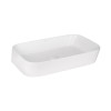 Купить Раковина-чаша Qtap Scorpio 550х390х120 White с донным клапаном QT14112243W , QT14112243W / SD00043842 , в категории Умывальники , от бренда Qtap  Интернет-магазин сантехники ✓ Лучшие цены на рынке ✓ Огромный выбор ✓ Гарантия ✓ Заходите!
