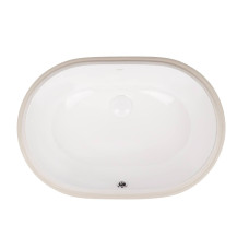 Раковина Qtap Stork 560x395x195 Белый с донным клапаном QT15116030W