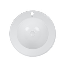 Раковина Qtap Stork 545x545x180 Белый с донным клапаном QT15116048W