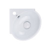 Купити Раковина Qtap Leo 390x365x130 White з донним клапаном QT11115010W , QT11115010W / SD00043851 , в категории Умивальники , от бренда Qtap  Інтернет-магазин сантехніки ✓ Кращі ціни на ринку ✓ Величезний вибір ✓ Гарантія ✓ Заходьте!