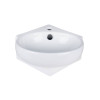 Купити Раковина Qtap Leo 390x365x130 White з донним клапаном QT11115010W , QT11115010W / SD00043851 , в категории Умивальники , от бренда Qtap  Інтернет-магазин сантехніки ✓ Кращі ціни на ринку ✓ Величезний вибір ✓ Гарантія ✓ Заходьте!