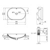 Купить Раковина Qtap Leo 590x400x170 White с донным клапаном QT11114028W , QT11114028W / SD00043854 , в категории Умывальники , от бренда Qtap  Интернет-магазин сантехники ✓ Лучшие цены на рынке ✓ Огромный выбор ✓ Гарантия ✓ Заходите!