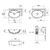 Купить Раковина Qtap Leo 430x290x140 White с донным клапаном QT11115011RW , QT11115011RW / SD00043860 , в категории Умывальники , от бренда Qtap  Интернет-магазин сантехники ✓ Лучшие цены на рынке ✓ Огромный выбор ✓ Гарантия ✓ Заходите!