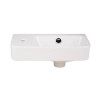 Купити Раковина Qtap Tern 450х260х155 White з донним клапаном QT17115117LW , QT17115117LW / SD00043861 , в категории Умивальники , от бренда Qtap  Інтернет-магазин сантехніки ✓ Кращі ціни на ринку ✓ Величезний вибір ✓ Гарантія ✓ Заходьте!