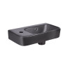 Купить Раковина Qtap Tern 450х260х155 Матово-черная с донным клапаном QT17115117LMB , QT17115117LMB / SD00043862 , в категории Умывальники , от бренда Qtap  Интернет-магазин сантехники ✓ Лучшие цены на рынке ✓ Огромный выбор ✓ Гарантия ✓ Заходите!