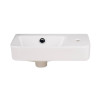 Купить Раковина Qtap Tern 450х260х155 White с донным клапаном QT17115117RW , QT17115117RW / SD00043863 , в категории Умывальники , от бренда Qtap  Интернет-магазин сантехники ✓ Лучшие цены на рынке ✓ Огромный выбор ✓ Гарантия ✓ Заходите!