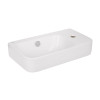 Купить Раковина Qtap Tern 450х260х155 White с донным клапаном QT17115117RW , QT17115117RW / SD00043863 , в категории Умывальники , от бренда Qtap  Интернет-магазин сантехники ✓ Лучшие цены на рынке ✓ Огромный выбор ✓ Гарантия ✓ Заходите!