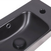 Купить Раковина Qtap Tern 450х260х155 Матово-черная с донным клапаном QT17115117RMB , QT17115117RMB / SD00043864 , в категории Умывальники , от бренда Qtap  Интернет-магазин сантехники ✓ Лучшие цены на рынке ✓ Огромный выбор ✓ Гарантия ✓ Заходите!
