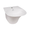 Купити Раковина підвісна моноблок Qtap Virgo 550х430х400 White з донним клапаном QT1811037GW , QT1811037GW / SD00043871 , в категории Умивальники , от бренда Qtap  Інтернет-магазин сантехніки ✓ Кращі ціни на ринку ✓ Величезний вибір ✓ Гарантія ✓ Заходьте!
