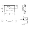Купити Раковина Qtap Albatross New 710x465x180 White з донним клапаном QT0111750670W , QT0111750670W / SD00043873 , в категории Умивальники , от бренда Qtap  Інтернет-магазин сантехніки ✓ Кращі ціни на ринку ✓ Величезний вибір ✓ Гарантія ✓ Заходьте!