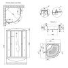 Купити Lidz 4мм скляні двері матові Frost TANI SB90x90.HIGH.FR ,  / SD00043909 , в категории Комплектуючі до душових кабін , от бренда Lidz  Інтернет-магазин сантехніки ✓ Кращі ціни на ринку ✓ Величезний вибір ✓ Гарантія ✓ Заходьте!