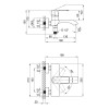 Купить Смеситель для ванны Qtap Zelnava QTZELN3050101G Графит , QTZELN3050101G / SD00044014 , в категории Смесители для ванной , от бренда Qtap  Интернет-магазин сантехники ✓ Лучшие цены на рынке ✓ Огромный выбор ✓ Гарантия ✓ Заходите!