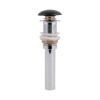 Купить Нижний клапан для раковины Qtap PU03 70х70х227.5 Матово-черный , QT066PU03MB / SD00044165 , в категории Донные клапана и клик-клаки , от бренда Qtap  Интернет-магазин сантехники ✓ Лучшие цены на рынке ✓ Огромный выбор ✓ Гарантия ✓ Заходите!