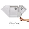 Купить Кухонна мийка з додатковою чашею Lidz 1000x500/225 GRA-09 (LIDZGRA091000500225) , LIDZGRA091000500225 / SD00044513 , в категории Кухонные мойки из камня , от бренда Lidz  Интернет-магазин сантехники ✓ Лучшие цены на рынке ✓ Огромный выбор ✓ Гаранти