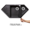 Купить Кухонна мийка з додатковою чашею Lidz 1000x500/225 GRF-13 (LIDZGRF131000500225) , LIDZGRF131000500225 / SD00044515 , в категории Кухонные мойки из камня , от бренда Lidz  Интернет-магазин сантехники ✓ Лучшие цены на рынке ✓ Огромный выбор ✓ Гаранти
