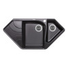Купить Кухонна мийка з додатковою чашею Lidz 1000x500/225 BLM-14 (LIDZBLM141000500225) , LIDZBLM141000500225 / SD00044516 , в категории Кухонные мойки из камня , от бренда Lidz  Интернет-магазин сантехники ✓ Лучшие цены на рынке ✓ Огромный выбор ✓ Гаранти