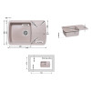 Купити Кухонна мийка Lidz 770x490/200 COL-06 (LIDZCOL06770490200) , LIDZCOL06770490200 / SD00044518 , в категории Кухонні мийки з каменю , от бренда Lidz  Інтернет-магазин сантехніки ✓ Кращі ціни на ринку ✓ Величезний вибір ✓ Гарантія ✓ Заходьте!