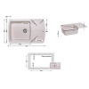 Купить Кухонна мийка Lidz 770х490/200 MAR-07 (LIDZMAR07770490200) , LIDZMAR07770490200 / SD00044519 , в категории Кухонные мойки из камня , от бренда Lidz  Интернет-магазин сантехники ✓ Лучшие цены на рынке ✓ Огромный выбор ✓ Гарантия ✓ Заходите!