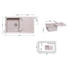 Купити Кухонна мийка Lidz 860х500/240 MAR-07 (LIDZMAR07860500240) , LIDZMAR07860500240 / SD00044532 , в категории Кухонні мийки з каменю , от бренда Lidz  Інтернет-магазин сантехніки ✓ Кращі ціни на ринку ✓ Величезний вибір ✓ Гарантія ✓ Заходьте!
