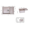 Купить Кухонна мийка Lidz 781x510/200 COL-06 (LIDZCOL06781510200) , LIDZCOL06781510200 / SD00044538 , в категории Кухонные мойки из камня , от бренда Lidz  Интернет-магазин сантехники ✓ Лучшие цены на рынке ✓ Огромный выбор ✓ Гарантия ✓ Заходите!