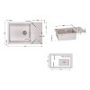 Купити Кухонна мийка Lidz 781x510/200 MAR-07 (LIDZMAR07781510200) , LIDZMAR07781510200 / SD00044539 , в категории Кухонні мийки з каменю , от бренда Lidz  Інтернет-магазин сантехніки ✓ Кращі ціни на ринку ✓ Величезний вибір ✓ Гарантія ✓ Заходьте!