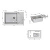 Купить Кухонна мийка Lidz 781x510/200 GRA-09 (LIDZGRA09781510200) , LIDZGRA09781510200 / SD00044540 , в категории Кухонные мойки из камня , от бренда Lidz  Интернет-магазин сантехники ✓ Лучшие цены на рынке ✓ Огромный выбор ✓ Гарантия ✓ Заходите!
