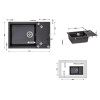 Купити Кухонна мийка Lidz 781x510/200 GRF-13 (LIDZGRF13781510200) , LIDZGRF13781510200 / SD00044542 , в категории Кухонні мийки з каменю , от бренда Lidz  Інтернет-магазин сантехніки ✓ Кращі ціни на ринку ✓ Величезний вибір ✓ Гарантія ✓ Заходьте!