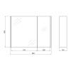 Купити Дзеркальна шафа підвісна Qtap Scorpio 800х600х145 White QT1477ZP801W , QT1477ZP801W / SD00044558 , в категории Дзеркала у ванну , от бренда Qtap  Інтернет-магазин сантехніки ✓ Кращі ціни на ринку ✓ Величезний вибір ✓ Гарантія ✓ Заходьте!
