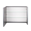 Купити Дзеркальна шафа підвісна Qtap Scorpio 800х600 Graphite QT1477ZP802G , QT1477ZP802G / SD00044564 , в категории Дзеркала у ванну , от бренда Qtap  Інтернет-магазин сантехніки ✓ Кращі ціни на ринку ✓ Величезний вибір ✓ Гарантія ✓ Заходьте!